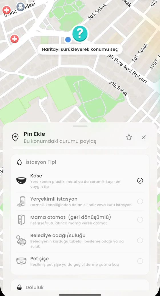 Station type list